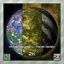 Immersive Galaxy - Planet Variety, 2K