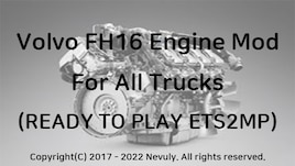 Volvo FH 16 750 HP Engine Mod For All Trucks