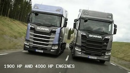 New Scania S and R 1900HP and 4000HP Engine