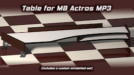 Table & wind-shield set for Actros MP3