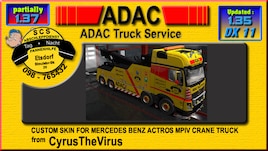Crane Truck Skin - ADAC 1.47 (wird nicht mehr aktualisiert)