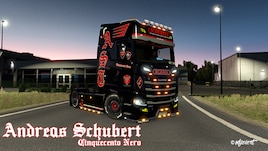 Andreas Schubert Cinquecento Nero Skin for Scania New Gen