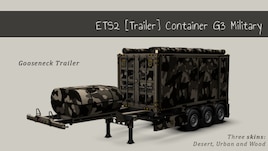 ETS2 [Trailer] Container G3 Military Gooseneck