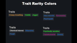 Trait Rarity Colors