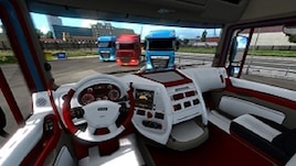 Daf XF105 Red and White