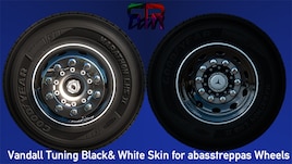 Classick Tuning Black & White Skin for abasstreppas Wheels
