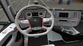 SCANIA S 2016 Interior White with Red