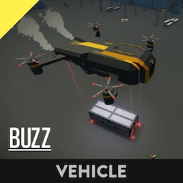 BUZZ Fully Autonomous Container Delivery Drone