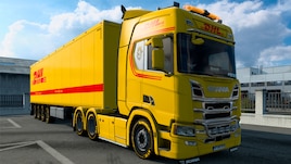 Skin DHL Truck and Trailer