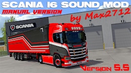 SCANIA NextGen I6 manual sound by Max2712 V5.5 Final