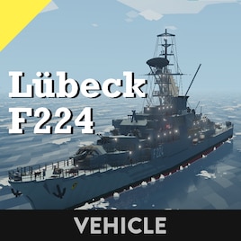 [Sinkable] Type 120 Koln-class Frigate F224 Lubeck