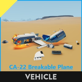 CA-22 Breakable Plane | Destructable Airliner blackbox, Stormlink, and arcade