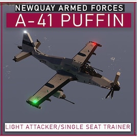 A-41 Puffin Light Attacker/COIN Aircraft