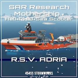 SAR Mothership RSV Adria + Heli + RHIB + Sea Scooter