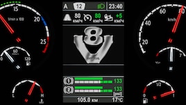 V8 logo for Scania R 2009 and Streamline Improved Dashboard