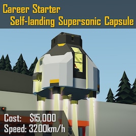 Career Starter Self-landing Supersonic Capsule