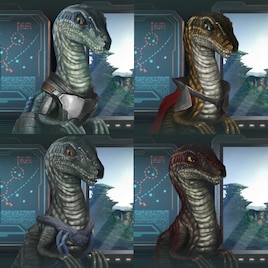 Animated Raptor Portraits