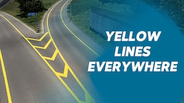 ETS2 - YELLOW LINES EVERYWHERE [FOR VER. 1.46.2.13S]
