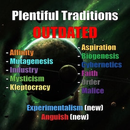 Plentiful Traditions - Outdated after 2.x and up