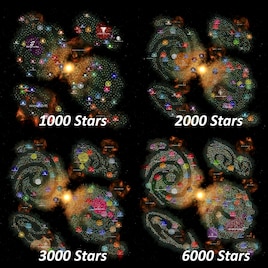 Multi Galaxy V2 Map Pack (1000-10000)