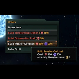 No Outpost Influence Maintenance